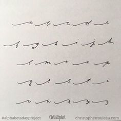 the letters are written in cursive handwriting