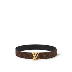 LV Pyramide 40mm Belt Monogram - Men - Accessories | LOUIS VUITTON ® Cm Monogram, Louis Vuitton Belt, Lv Monogram, Louis Vuitton Official, Lv Belt, Virgil Abloh, Men's Collection, Mens Belts, Monogram Canvas