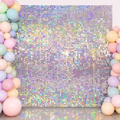 Rainbow Silver Shimmer Wall Backdrop Sequins Backdrop Decoration Panels, Photo Backdrops for Birthday, Anniversary Wedding Decoration - Etsy Silver Shimmer Wall Backdrop, Silver Shimmer Wall, Sequins Backdrop, School Dance Themes, Shimmer Wall Backdrop, Candle Sticks Wedding, Dance Themes, Sequin Backdrop, Shimmer Wall