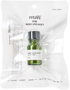 a bottle of retaw for body and soul sitting on top of a plastic bag