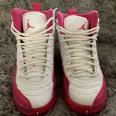 Brand New Never Worn Pinksicle Jordans, Pink Womens Jordans, Pink Retro Jordans, Air Jordan Retro 12 Pink, Digital Pink Jordans, Pink Jordans, Jordans 12, Pink Color, Womens Sizes