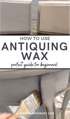 how to use antiquing wax perfect guide for beginners by lavender me front