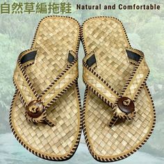 Description Stylish Flat Sandal/Slippers made of Natural Pandanus leaves Eco-Friendly material just perfect for your feet  Enhance your walk in Nature with our comfortable Natural Slippers 100% natural Pandanus tree leaves, exclusive design with High quality Hand-woven, and meticulous tailoring makes it natural comfortable, at the same time it is environmentally friendly * Hand-Woven natural slippers is not only Comfortable, it is nature, beautiful, useful and light, easy to wear * 100% Made of Sandal Tree, Pandanus Tree, Straw Sandals, Sandal Slippers, Flip Flop Slippers, Tree Leaves, Walking In Nature, Nature Beautiful, Handmade Shoes