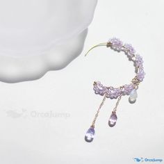 OrcaJump - Artisan-Crafted Hydrangea Leaf Earrings - Amethyst - Available in 3 Distinct Patterns Hydrangea Leaf, Hydrangea Leaves, Leaf Earrings, Elegant Jewelry, Dance Wear, Hydrangea, Fashion Shoes, Amethyst, Shoe Bag