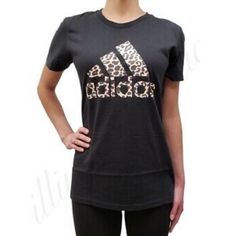 Nwt Adidas Leopard Print Black T-Shirt Great Looking Lightweight T-Shirt To Add To Your Adidas Collection. Thanks For Looking! Adidas Leopard, Adidas Collection, Black Leopard Print, Black Leopard, Adidas Tops, Logo Tee, Adidas Black, Logo Tees, Print Logo