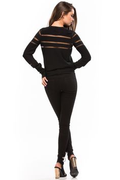 This mid to lightweight 'Killer Within Knit Sweater' from ASilio is made with just the right amount of stretch. It has ladder-slash sheer cut-outs inset around both upper and lower body of the sweater. Ribbed stretch neckline and hemline. 65% Viscose, 35% Nylon Swim Accessories, Lower Body, Top Sales, Cut Outs, New Shop, Knit Sweater, Dresses For Sale, Knitted Sweaters, Jumpsuit