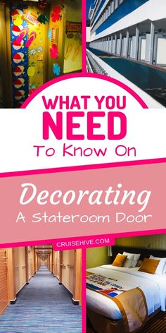 what you need to know on decorating a stateroom door