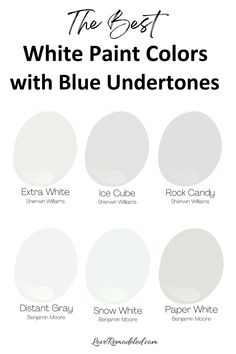 the best white paint colors with blue undertones