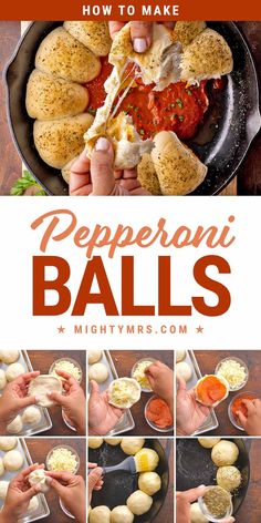 How to Make Pepperoni Balls Pepperoni Appetizers Appetizer Ideas, Easy Horderves Appetizers, Pizza Dough Appetizers, What To Do With Pizza Dough, Pepperoni Balls, Make With Pizza Dough, Pepperoni Appetizers, Pizza Dough Balls, Fresh Pizza Dough