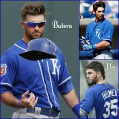 a collage of baseball players wearing different uniforms