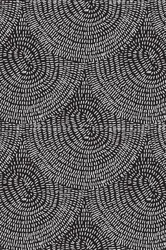 an abstract black and white pattern that looks like it has been made out of circles