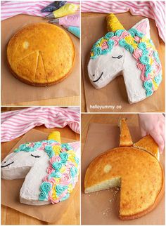 how to make a unicorn cake