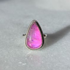 New With Tags. Marked 925. Size 9 Boulder Opal Ring, Kyanite Ring, Precious Stones Rings, Vintage Style Engagement Rings, Handmade Sterling Silver Rings, Heart Shaped Rings, Blue Moonstone, Rainbow Moonstone Ring, Pink Rainbow