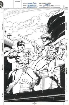 an image of batman and robin wayne in the comics