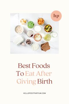 After childbirth, our bodies need nourishment and restoration. It might be tempting—or just a habit—to reach for our old favorite foods, but some of them may not be the most supportive right after having a baby. So what are the best foods to eat after giving birth and throughout your postpartum journey? Visit this blog post by Hello Postpartum and read expert advice from an integrative pediatrician to find out. Postpartum Diet, Recovery Food, Mom Support, Good Foods To Eat, After Giving Birth, After Birth, Postpartum Recovery, Giving Birth, What To Eat