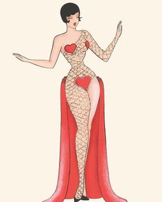 Burlesque Dress, Food Art Photography, Burlesque Costume, Original Pastel, Illustration Fashion Design, Stilts, Fashion Design Sketches, Vintage Pinup