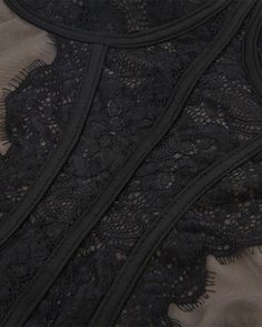 Details: Corset top with lace designTopLength: CroppedSleeveLength: Long Sleeves Materials:100% Polyester Elegant Black Top With Lace Closure, Black Lace Top With Lace Closure, Lace Tops With Contrast Lace For Night Out, Lace Top With Contrast Lace For Night Out, Lace Tops With Contrast Detail For Night Out, Elegant Black Tops With Contrast Lace, Contrast Lace Tops For Night Out, Black Fitted Lace Top With Lace Trim, Black Lace Top With Lace Patchwork For Night Out