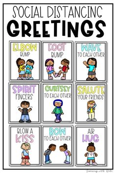 social distancing greetings for kids