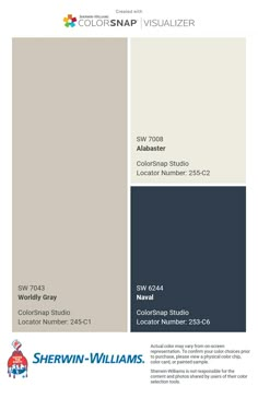 the color scheme for sherylin williams's new paint palette, which is available in