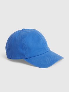 100% Organic Cotton Washed Baseball Hat | Gap Basic Cotton Baseball Cap, Classic Cotton Six-panel Baseball Cap, Cotton Hat For Everyday Wear, Solid Cotton Everyday Hat, Gap Adjustable Curved Brim Hat, Classic Cotton Baseball Cap With Curved Bill, Washed Cotton Dad Hat With Curved Bill, Solid Color Cotton Dad Hat, Washed Cotton Dad Hat Baseball Cap