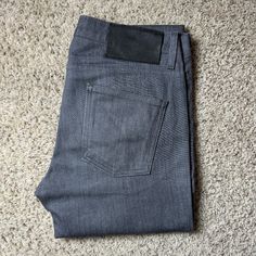 These Are My Personal Pair Of Jeans That I Purchased Brand New. Non-Smoking Household And No Animals. I Am Going To Ship The Jeans Unwashed As-Is, So That The Fit And Color Are Exactly As You See In The Photos. Don’t Worry, They’re Not “Dirty” And They Don’t Stink, I Checked. You Can Of Course Wash Them As Soon As You Get Them, But I Want You To Receive Exactly What Is Portrayed. Please Refer To The Last Image For The Real Life Measurements That I Took Myself, Of The Actual Jeans That You Are Bu Urban Fitted Selvedge Jeans, Selvedge Fitted Streetwear Bottoms, Fitted Selvedge Bottoms For Streetwear, Fitted Selvedge Denim Blue Bottoms, Fitted Jeans With Straight Hem For Streetwear, Fitted Gray Denim Pants, Selvedge Fitted Bottoms For Everyday, Fitted Selvedge Denim Blue Pants, Fitted Selvedge Cotton Jeans