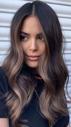 brown hair, layered brown hair, brunette hair, brown balayage California Brunette, Ashy Hair, Vellus Hair, Hair 50, Balayage Ideas, Hair Contouring