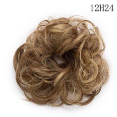 Hair Piece Elastic Hair bun Synthetic Hair Wrap On Messy Bun Ponytails Curly Scrunchy Chignon For Women 35+ Hair Shades Attachment: Rubber Band Color Type: Piano Color Messy Bun Curly Hair, Scrunchie Updo, Rose Bun, Curly Hair Pieces, Honey Blond, Perfect Messy Bun, Curly Bun Hairstyles, Curly Bun, Bun Hair Piece