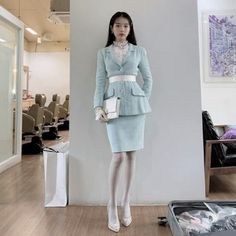 Iu Photos, Luna Fashion, Sophisticated Outfits, Office Outfits Women, Korean Girl Fashion, Stylish Work Outfits, Trendy Fashion Outfits