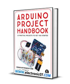 the arduino project handbook is shown with electronic components and instructions to get your started