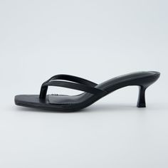 Meet Miami, a stylish thong sandal that combines fashion and function seamlessly. Miami's soft vegan leather upper and memory foam padding ensure all-day wearability, making them perfect for a night out. Elevate your look with the modest yet chic 1.75-inch kitten heel that adds just the right amount of height, along with a non-slip outsole to give you confidence with every step. With Miami, you can embrace effortless chic while feeling comfortable and secure all day long. Kitten Heels Sandals, Kitten Dress, Soft Heels, Short Heels, Plastic Shoes, Kitten Heel Sandals, Trending Sandals, Square Toe Heels, Girly Shoes