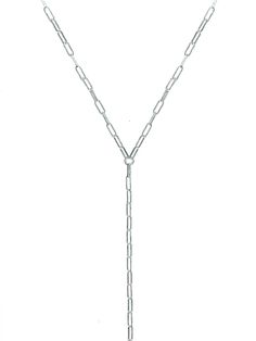 Maximum length: 22” | 55 cm Minimum length: 20” | 50 cm Extension length: 2” | 5 cm Drop part length: 8” | 20 cm Elegant Y-shaped lariat necklace - solid sterling silver paperclip chain, extension, and a logo tag. Suitable both for daily wear and special occasions. Wear it solo or mix and match it with other jewelry pieces from the Links collection to create a complete fashion statement. The necklace is 22” total length with a 2” extension to wear it shorter. We are happy to make a custom-length Silver Paperclip Chain Lariat Necklace, Minimalist Lariat Chain Necklace With Paperclip Chain, Minimalist Lariat Paperclip Chain Necklace, Silver Lariat Necklace With Paperclip Chain For Gift, Silver Toggle Necklace With Paperclip Chain, Modern Lariat Chain Necklace, Modern Lariat Silver Chain Necklace, Modern Silver Lariat Chain Necklace, Paperclip Chain Link Lariat Necklace