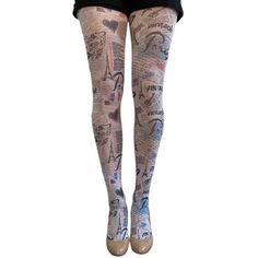 A beautiful patchwork of Paris all over the legs. Explore and be Inspired By all our patterned pantyhose. All sizes for all women.• A perfect gift for her!• Discover all our colored tights. Very high quality, durable, high-stretch, soft fabric. Check Our Reviews!• SIZES: Women tights, available in S/M, M/L, L/XL and XL/XXL. If you are between two sizes, choose the bigger one (size up). Check the size chart!• MATERIAL: Opaque tights 50 deniers, 95% Nylon 5% Elastane. very durable tights, you can Fitted Multicolor Tights, Trendy Multicolor Thigh High Stockings, Trendy Stretch Multicolor Stockings, Multicolor Stretch Thigh High Legwear, Trendy Fitted Multicolor Legwear, Fitted Multicolor Thigh High Tights, Multicolor Stretch Thigh High Stockings, Fitted Multicolor Thigh-high Tights, Multicolor Stretch Thigh-high Stockings