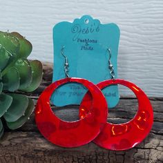 E103 Holagraphic Red Hearts On Circle Drop Statement Earrings Vintage Last Pair 2.5" Drop Silvertone Findings Fishhook Backs Rubber Stoppers Similar Styles See Listings Yellow Teardrops Green Teardrops Bundle & Save! Automatically Save 25% On 3+! Buy With Confidence! 1000+ Listings Available! New Items Added Weekly! Party Cohost, Posh Ambassador & Mentor With 3000+ Sales! #Jewelry #Fashion #Accessories #Earrings #Women #Style #Trendy #Trend #Earring #Statement #Red #Jesisfashionz #Runway #Diva # Trendy Red Nickel-free Hoop Earrings, Red Round Metal Earrings, Trendy Red Earrings For Valentine's Day, Trendy Red Metal Earrings, Nickel-free Red Earrings For Party, Red Nickel-free Jewelry For Valentine's Day, Nickel-free Red Jewelry For Valentine's Day, Nickel Free Red Jewelry For Valentine's Day, Red Ear Wire Jewelry For Valentine's Day