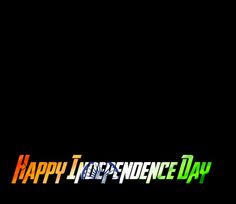 the words happy independence day written in multicolored letters