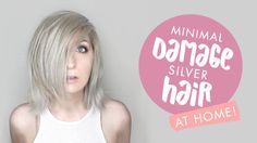 Diy Silver Hair, Diy Purple Shampoo, Silver Hair Toner, Black Cat Nail, Gray Transition, Silver Grey Hair Dye, Silver Toner