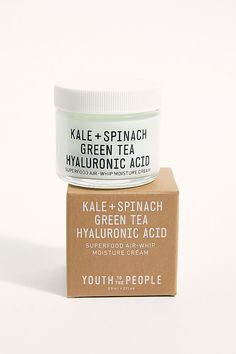 Youth To The People Moisture Cream Sunscreen Natural, Creamed Kale, Youth To The People, Winter Skincare, Winter Wellness, Makeup Containers, Kale And Spinach, Best Moisturizer, Packaging Labels Design