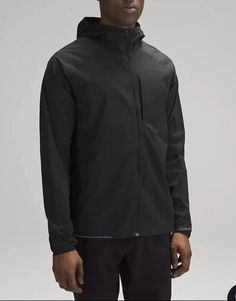 Lululemon Mens, Lululemon Men, Lulu Lemon, Windbreaker Jacket, Mens Jackets, Lemon, Quick Saves, Black, Color