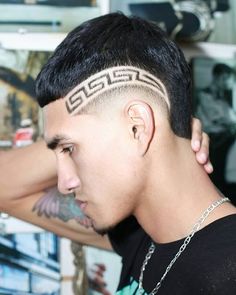 Men's Hair, Haircuts, Fade Haircuts, short, medium, long, buzzed, side part, long top, short sides, hair style, hairstyle, haircut, hair color, slick back, men's hair trends, disconnected, undercut, pompadour, quaff, shaved, hard part, high and tight, Mohawk, trends, nape shaved, hair art, comb over, faux hawk, high fade, retro, vintage, skull fade, spiky, slick, crew cut, zero fade, pomp, ivy league, bald fade, razor, spike, barber, bowl cut, 2020, hair trend 2019, men, women, girl, boy, crop Fade Haircut Designs, Short Hair Designs, Shaved Hair Designs, Tapered Haircut, Woman Shaving, Spiky Hair