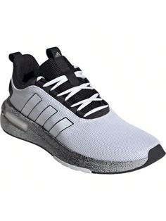 A running sneaker built for performance, featuring cloudfoam cushioning for a plush feel and a grippy sole for added durability. 
Lace-up style 
Cushioning: absorbs impact and distributes weight for consistent, buoyant comfort under each step 
Synthetic and textile upper/textile lining/synthetic sole 
Imported 
Item #7450684 
Racer TR23 Running Sneaker Grey/ Ftwr White/ Core Black         Sports & Outdoor Shoes, size features are:Bust: ,Length: ,Sleeve Length: White Core, Sneakers Grey, Outdoor Shoes, Running Sneakers, Running Shoes For Men, Sports Equipment, Up Styles, Outdoor Sports, Running Shoes