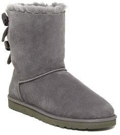 Bailey Twinface Genuine Shearling & UGGpure(TM) Bow Corduroy Boot Womens Suede Boots, Ugg Boots Australia, Mid Boots, Fur Lined Boots