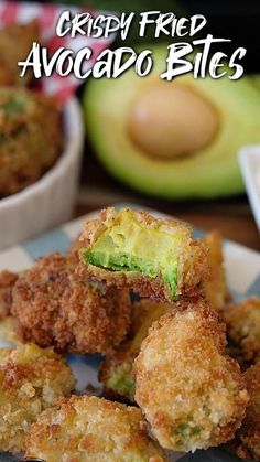 crispy fried avocado bites are an easy appetizer for any occasion