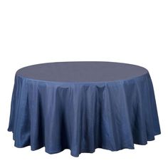 PRICES MAY VARY. Denim,polyester Material: Polyester Size: 120" Seamless, 1 pc design Finished Edges How to Care: Machine washable and dryable Gives floor length hang on 5 ft tables PREMIUM QUALITY: These tablecloths are made from high-quality polyester material. This elegantly shimmering piece comprises shiny material crafted with the utmost perfection. To make things swankier, we have designed it on the master of luster. LUSTROUS & ELEGANT: Like its name, this shimmer tablecloth showcases your Black Round Table, 120 Round Tablecloth, Pc Design, Table Overlays, Linen Collection, Event Table, Trendy Denim, Mantel Redondo, Fabric Bolts