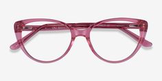 Cali Cat Eye Clear Pink Glasses for Women | Eyebuydirect Clear Pink Glasses, Pink Eyeglasses, Funky Glasses, Nice Glasses, Tortoise Glasses, Pink Glasses, Trendy Glasses, Earthy Outfits, Cute Frames