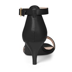 Shop Allegra K for faux leather open toe ankle strap kitten heel sandals you are looking for, get more women's stiletto heel for yourelf. Order now! Free Returns! Kitten Sandals, Minimalist Sandals, Ankle Strap Sandals Heels, Kitten Heel Sandals, Womens Stilettos, Faux Leather Heels, Open Toe Shoes, Black Sandals Heels, Shoes Heels Pumps