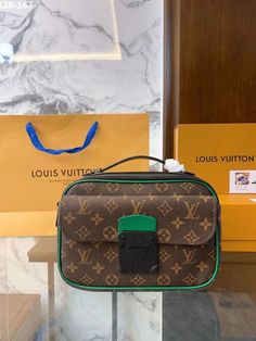 1:1 Replica Bags  Measurement: 24 x 18 x 9 cm /9.4 x 7 x 3.5 inches   This Product Is Of The Best Quality.  The Production Time Is 3-5 Working Days.  Includes Box, Dust Bag, Care Manual, Booklet, Card, Bill Of Sale… Bill Of Sale, Brown And Green, Dust Bag, Louis Vuitton, Monogram, Good Things, Green