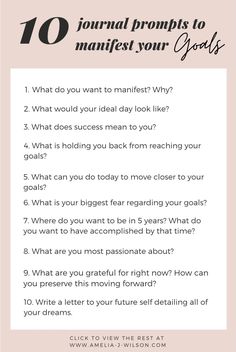 Manifest your goals infographic Daily Journal Prompts, Writing Therapy, Journal Writing Prompts, Manifestation Board, Manifestation Journal, Positive Self Affirmations, Manifestation Affirmations, Manifestation Quotes