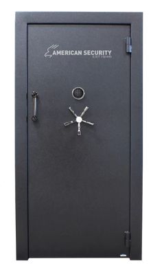 AMSEC VD8030BF Vault Door Installing a vault door is the best way to secure a walk-in space for use as a strongroom, gun room, safe room, or storm shelter. With an American Security Vault Door, you can convert any enclosed area into a powerfully-protected vault. The 2” thick door is constructed of solid steel plate filled with our proprietary DryLight® insulation to defend against break-ins and extreme heat. The door further provides smoke and fire protection with its dual fire seals – a silicon Safe Deposit Box, Vault Doors, Hotel Safe, Storm Shelter, Wall Safe, Floor Safe, Wall Opening, Safe Room, Electronic Lock