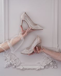 These wedding pumps, classic in their shape, are made of soft white shoe mesh with handmade couture embroidery that is reminiscent of the waves of the ocean. Our team spends two full days embroidering one pair! A comfortable 8.5 cm / 3.3 inches heel and soft cushioned insole give a feeling of additional comfort when walking. It can be made with lower heels. Inside there is a soft memory foam insole, which gives a feeling of additional comfort when walking. Tunit outsole is made of a mixture of l Elegant Formal Tulle Heels, Embroidered High Heel Wedding Shoes, Fitted High Heel Wedding Shoes For Ceremony, Elegant Tulle Heels For Evening, Lace Wedding Shoes For Evening, Elegant Tulle Heels For Wedding, Elegant Evening Bridal Accessories In Tulle, Elegant Evening Bridal Accessories With Tulle, Elegant Tulle Evening Heels