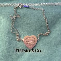 Authentic Tiffany And Co Double Chain Bracelet It Looks Brand New, Very Few Marks On The Heart Itself. The Chain Is Authentic. It Was Recently Cleaned And Authenticated By Tiffany And Co Themselves, Approximately 1 Week Ago. It Is A Gorgeous Bracelet. 7.25 Inches Elegant Silver Chain Jewelry For Valentine's Day, Luxury White Gold Heart Bracelet, Luxury Heart Charm Jewelry For Formal Occasions, Luxury Formal Jewelry With Heart Charm, Elegant Heart Pendant Necklace With Hallmarks, Timeless Jewelry For Valentine's Day Formal, Timeless Formal Jewelry For Valentine's Day, Elegant White Gold Heart Pendant Bracelet, Luxury Silver Heart Bracelet For Valentine's Day