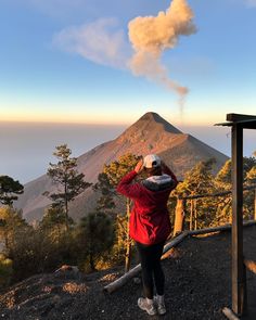 Booked a flight to Guatemala by myself to hike an active volcano after an encounter night & feeling like God told me I needed to go here & do this. He was right. 🌋🇬🇹 @getyourguide @getyourguidecommunity Guatemala Pictures Ideas, Hiking Volcano, Volcano Guatemala, Guatemala Aesthetic, Guatemala Volcano, Pacaya Volcano, Guatemala Trip, 2025 Inspiration, Tikal Guatemala